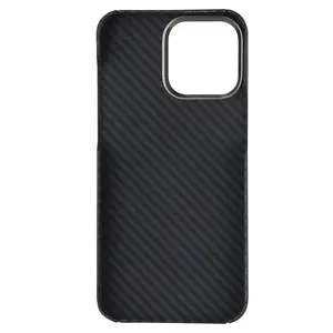 Hot Selling Real Aramid Fiber Customized Carbon Fiber Phone Case For Phone Case Iphone 15 Pro Max