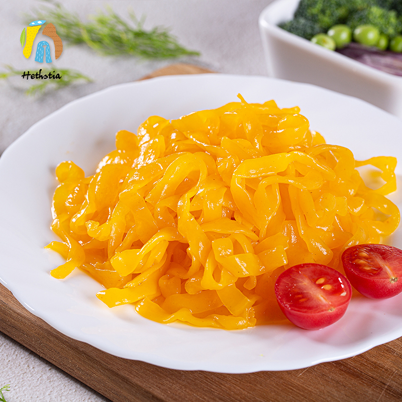 Wholesale Vegetarian Carrot Fettuccine Konjac Pasta