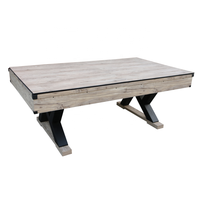 En Stock Mesa de Juego Multifunción 3 en 1 de 7 Pies, Combo de Ping Pong, Billar y Comedor para Uso Doméstico