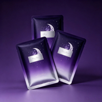 Sachet d'emballage givré pour masque facial, emballage individuel pour cosmétiques, sachet en aluminium pour masque facial, impression numérique
