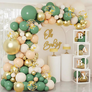 Kit de Decoración de Arco de Globos de Látex Verde Oliva, Fondo para Fiesta de Cumpleaños, Decoración de Globos para Disfraces de Boda, Set de Decoración para Cumpleaños - Product Image 2