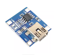 Módulo de Placa de Carga con Interfaz USB Tipo-C TP4056 1A, Diseño Dos en Uno Conveniente para Componentes Electrónicos de Baterías de Litio