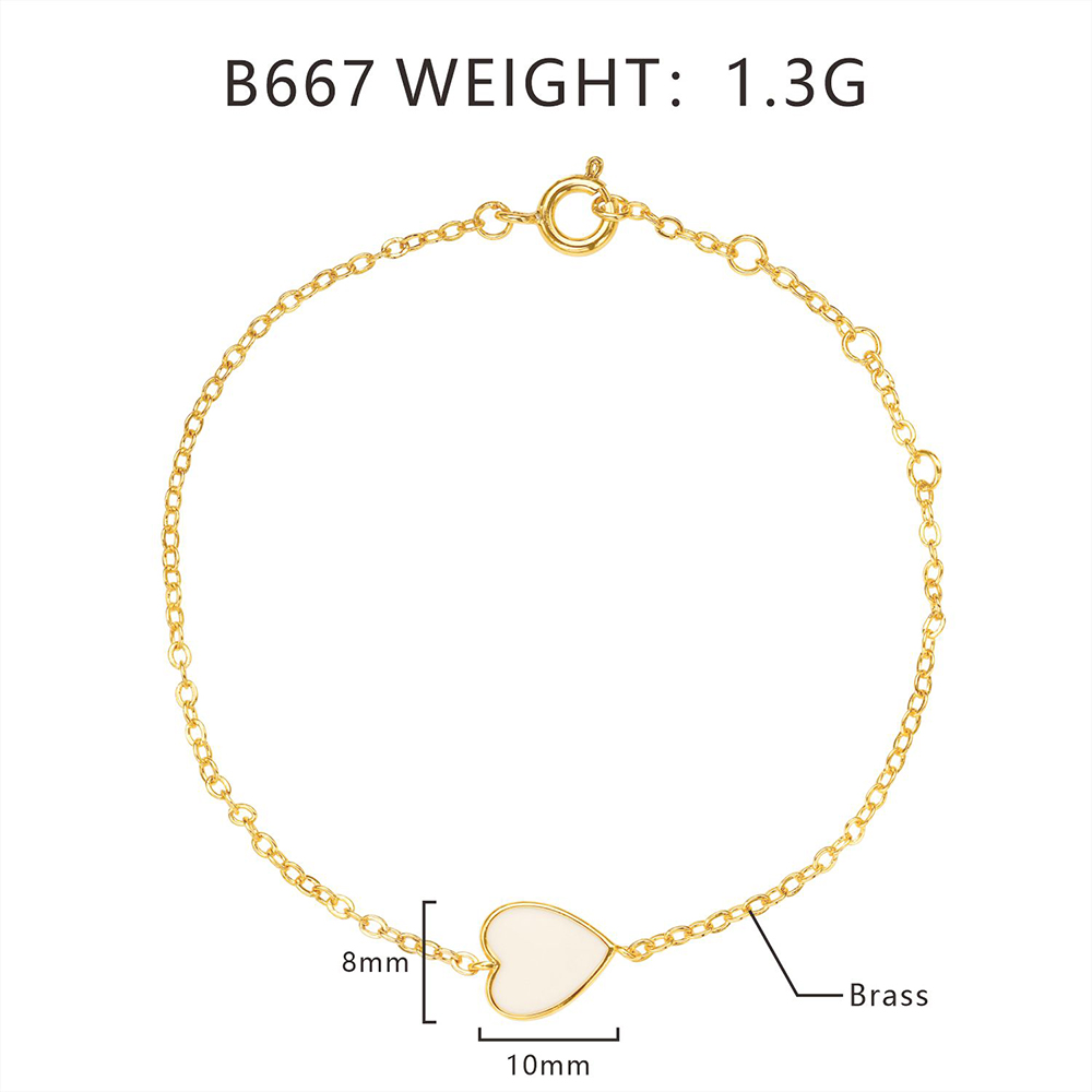 18K gold plated B667