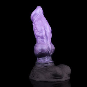 จุกสอดก้นซิลิโคนขนาดใหญ่<span class=keywords><strong>แบบ</strong></span>ดูดติด สำหรับกระตุ้นจุดจี นุ่ม รูปสัตว์ประหลาด หนา แฟนตาซี มนุษย์ต่างดาว สุนัข ดิลโดแบบมีปม - Product Image 1