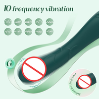 G-Punkt Vibrator Sexspielzeug 3 Geschwindigkeiten 10 Frequenzen USB Aufladbar Weiches Silikon Flexibel Anal Klitoris Brustwarzen Stimulation