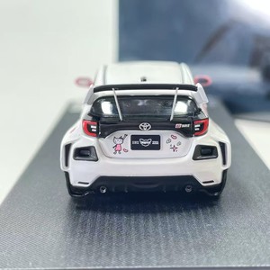 Modèle de voiture en alliage modifié Fuji 1/64 GR Yaris <span class=keywords><strong>Rocket</strong></span> <span class=keywords><strong>Bunny</strong></span> Widebody, simulation d'ornement - Product Image 6