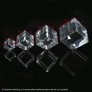 K9 Crystal Creative Photo <strong>Prism</strong> Cube <strong>Rectangular</strong> Cube Glass Crystal 60MM Crystal Cube - Product Image 2