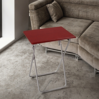 Table à café et à thé pliante de fabricants chinois renommés, durable et peu encombrante, en métal et fer, design contemporain, meubles pour la maison