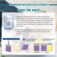 Kits de Prueba de Agua Potable Completos 21 en 1, Tiras Reactivas Multiparamétricas para Análisis de Agua con Detección de Bacterias