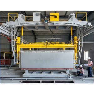 Máquina Inclinadora de Bloques AAC Totalmente Automática, Equipo de Inclinación de Moldes de Hormigón de Alta Resistencia, Capacidad de Producción de hasta 1200 CBM por Día - Product Image 2