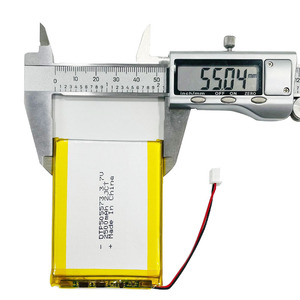 Trung Quốc Nhà cung cấp có thể sạc lại 3.7V 2500mAh Li-polymer pin Pouch <span class=keywords><strong>Lithium</strong></span> <span class=keywords><strong>Ion</strong></span> 3.7V 2500mAh có thể sạc lại LiPo pin - Product Image 4