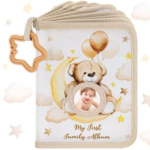 Baby Photo Album Soft Baby Book <strong>First</strong> Year Baby Photo Book | <strong>My</strong> <strong>First</strong> Book of Photos for 4*6 Inch Pictures - Product Image 6
