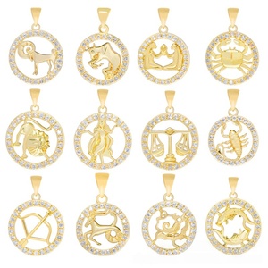 Abalorios de Diamantes de Imitación para la Creación de Joyas DIY: Pulseras de 12 Constelaciones, Collares de Horóscopo, Llaveros del Zodíaco y Dijes de Signos Zodiacales - Product Image 1