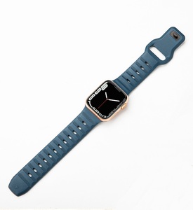EASILIFE-Bracelet de montre en caoutchouc FKM <span class=keywords><strong>pas</strong></span> <span class=keywords><strong>cher</strong></span> en stock, quantité minimale de commande bas, pour <span class=keywords><strong>Apple</strong></span> Iwatch Ultra 38mm 40mm 42mm 44mm 45mm 49mm - Product Image 4