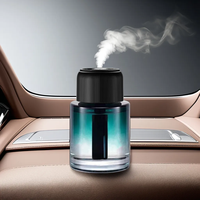 Nouveau diffuseur de parfum automatique sans eau pour voiture, rechargeable USB-C, en verre, avec pulvérisation automatique