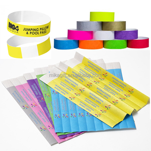 מקור במפעל Custom <span class=keywords><strong>Tyvek</strong></span> צמיד זוהר דיגיטלי הדפסת Ecofriendly אירופה נייר צמיד <span class=keywords><strong>Tyvek</strong></span> עבור אירועי חג - Product Image 2
