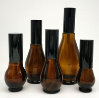 Bouteilles en verre ambré personnalisées de 10 ml, 20 ml, 30 ml, 50 ml, 100 ml pour parfums et cosmétiques à base d'huiles essentielles