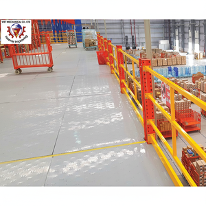 Sistema de almacenamiento de estantes de entresuelo de acero protegido contra la corrosión de servicio pesado personalizado Precio de fábrica para apilar estantes y estantes - Product Image 1