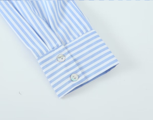 Chemise à rayures longue pour femmes, style tendance - Product Image 6