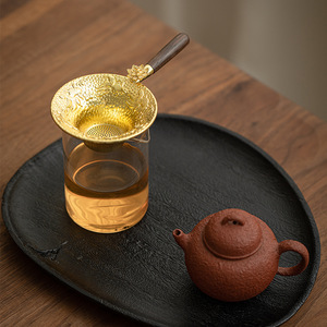 <b>Tea</b> Strainer Alloy Koi Round Gold Silver <b>Tea</b> Filter For Kung Fu <b>Tea</b> <b>Set</b> Accessory - Product Image 3