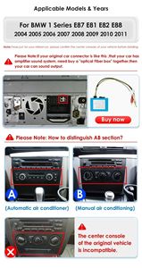 <span class=keywords><strong>Autoradio</strong></span> MEKEDE Android 14 2+32GB 4 cœurs, navigation FM, Car-play, écran IPS 1024*600 pour <span class=keywords><strong>BMW</strong></span> Série <span class=keywords><strong>1</strong></span> E87 E81 2004-2011 - Product Image 4