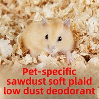 Ramah lingkungan kawat emas kecil serbuk gergaji alat cukur Hamster perlengkapan termasuk kertas katun Pad Suit dan urin pasir deodoran