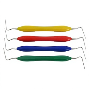 Lot de 4 écarteurs dentaires professionnels en acier inoxydable à double extrémité pour obturation endodontique - Product Image 2