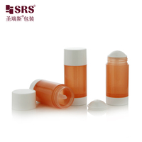 Vente chaude Récipient Rond Emballage Vide 15ml Forme Ronde Tubes Déodorant Bâton Bouteille En Plastique Bâton De Protection Solaire Emballage