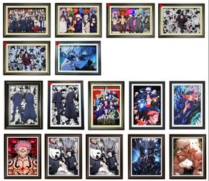 Vente en gros Jujutsu Kaisen Gojo Luffy Zoro <span class=keywords><strong>Nami</strong></span> Law Dragon Son Goku Vegeta Buu 3D Cadre photo Lampe photo Veilleuse anime - Product Image 2