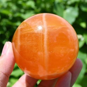 Vente en gros de sphères de cristal naturel, sphère de calcite jaune miel pour une décoration intérieure unique - Product Image 4