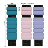JYHE Poids réglables en silicone pour poignets et chevilles, design léger, 2 lb, paire, équipement de fitness à domicile, brassards d'entraînement