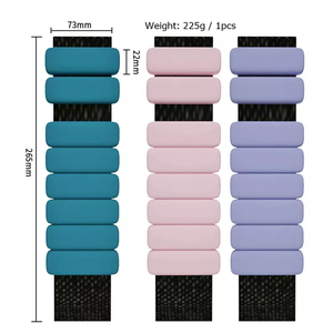 JYHE Poids réglables en silicone pour poignets et chevilles, design léger, 2 lb, paire, équipement de fitness à domicile, brassards d'entraînement - Product Image 2