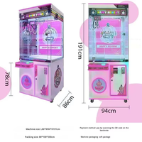 Máquina de Garras Comercial para Niños con Pantalla LED Moderna y Simple, Múltiples Opciones de Pago, Código QR