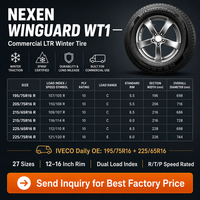 Pneu d'hiver NEXEN Winguard WT1 haute performance pour fourgonnette commerciale, camionnette, flotte de transport, adhérence sur neige et route mouillée, durable, usage intensif, multi-grooves