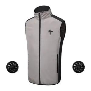 Veste climatisée de bonne qualité Vestes de refroidissement de climatisation OEM Nouveau gilet d'été avec climatisation