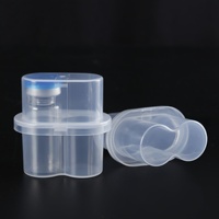 Boîte en plastique transparente pour 2 ampoules de 3 ml, boîte pour poudre lyophilisée, boîte portable en PP pour poudre lyophilisée, logo personnalisable