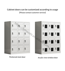 24-Cửa Điện Thoại Di Động Lưu Trữ Tủ Thép Tủ Khóa Với Hộp Nhãn Tùy Chỉnh Kích Thước Hợp Kim Xử Lý Đồ Nội Thất - Product Image 3