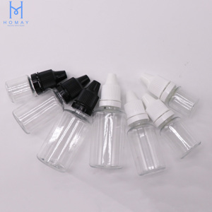 Rõ ràng Đen Pet nhựa bóp <span class=keywords><strong>dropper</strong></span> chai 5ml-20ml năng lực vít cap Màn hình in ấn sử dụng cho Thuốc nhỏ mắt thuốc Logo - Product Image 5