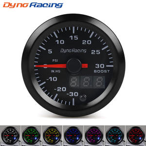 Manomètre de turbocompresseur 52 mm pour modification automobile, 12 V, tableau de bord de voiture de course, pointeur PSI, écran LCD double affichage, sept couleurs - Product Image 3