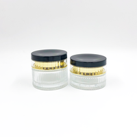 Ensemble de flacons cosmétiques ronds en verre de luxe avec pompe pulvérisatrice et diffuseur à bâtonnets pour gouttes ophtalmiques, sérum, crème pour le visage et soins de la peau