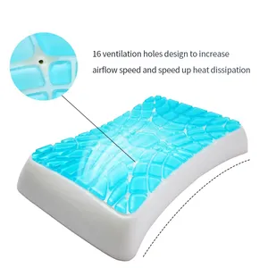 Lianda Portable King Size Memoria <span class=keywords><strong>Almohada</strong></span> Gel Contorno <span class=keywords><strong>Brazo</strong></span> Cuello Soporte Suave Oem Ergonómico Refrigeración Gel Memoria Espuma <span class=keywords><strong>Almohada</strong></span> - Product Image 3
