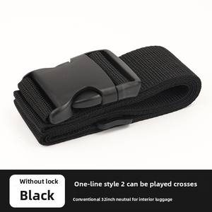 Нейлоновый дорожный защитный ремень для упаковки с крестообразным ремешком, усиленный ремень для страховки багажа - Product Image 4