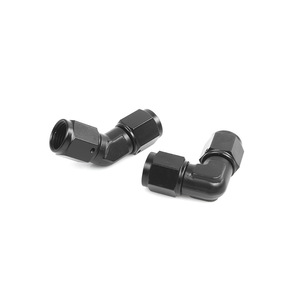 Adaptateur de tuyau d'huile en alliage d'aluminium AN4 AN6 AN8 AN10 AN12 45 degrés 90 degrés pour la rénovation du système de refroidissement automobile - Product Image 4