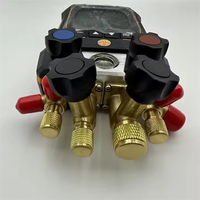 Originele Testo 557S instapmodel digitale manifoldmeter met kalibratiecertificaat, airconditioning koelmiddel drukmeter