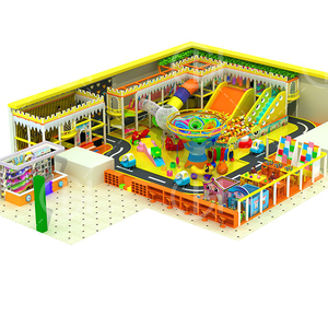 Set di Giochi per Parco Giochi al Coperto per Bambini, Design Personalizzato, Mini Giostra Commerciale a Tema con Scivolo - Product Image 3