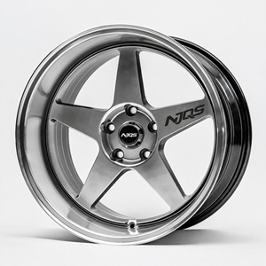 Jantes NJQS Deep Lip JDM EVO 15 16 17 18 pouces 5 branches Flow Forming 5x114.3 <span class=keywords><strong>4x100</strong></span> pour Civic Subaru WRX BRZ RX-7 - Product Image 2