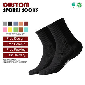 OEM logotipo personalizado tripulação meias para homens amostra rápida Elite basquete esporte corrida/ciclismo posição inferior do logotipo - Product Image 2