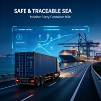 Agent de transport maritime Chine-Océan, service DDP pour l'Amérique du Nord, consolidation LCL, livraison par camion pour les marchandises en vrac du commerce électronique
