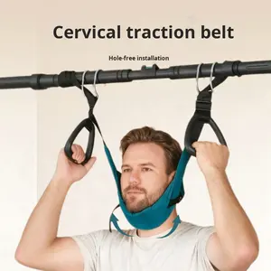 Dispositif de traction cervicale en polypropylène pour adulte, utilisation à domicile, support de colonne cervicale, étirement, traction fixe suspendue, <span class=keywords><strong>correcteur</strong></span> sans perçage - Product Image 5