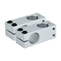 Support de fixation croisée d'axe optique en alliage d'aluminium HLTNC avec précision P2 pour arbres de guidage linéaires de 5 à 40 mm
